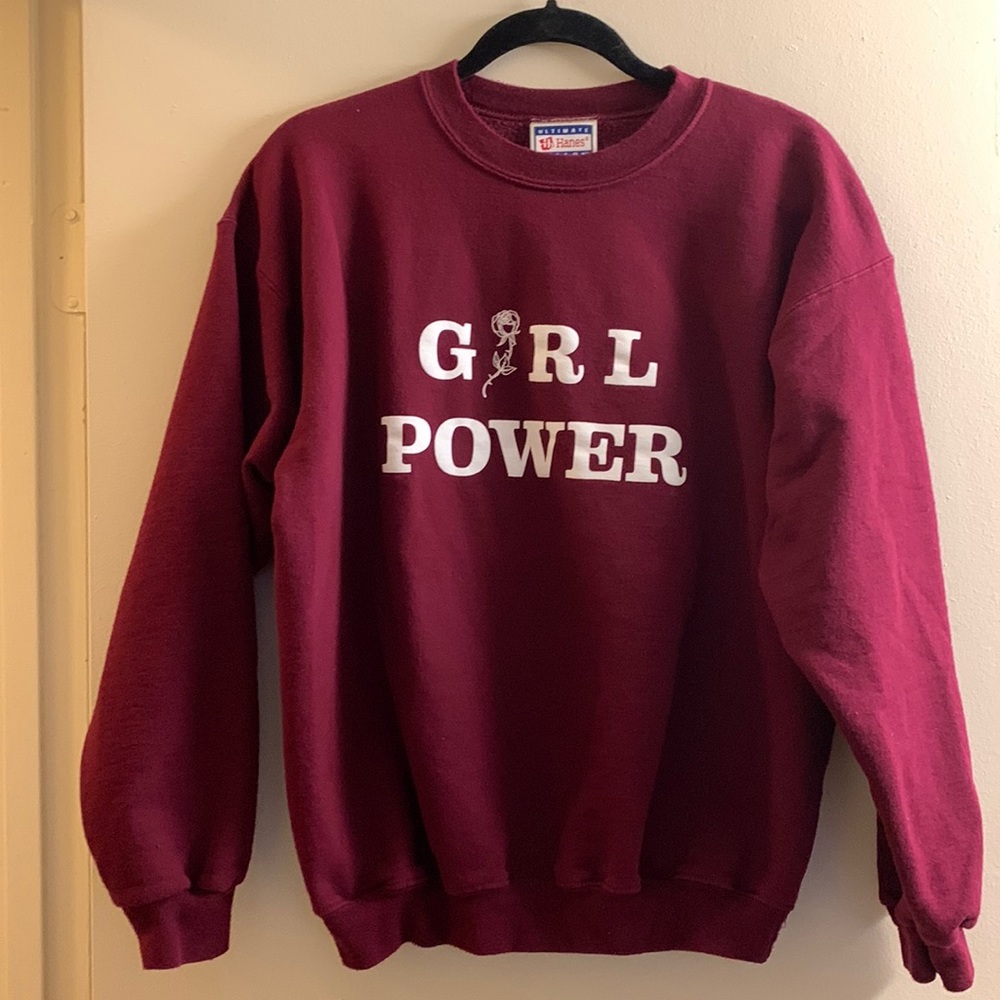 💥3 for $10💥 Hanes “Girl Power” Crewneck Sweatshirt